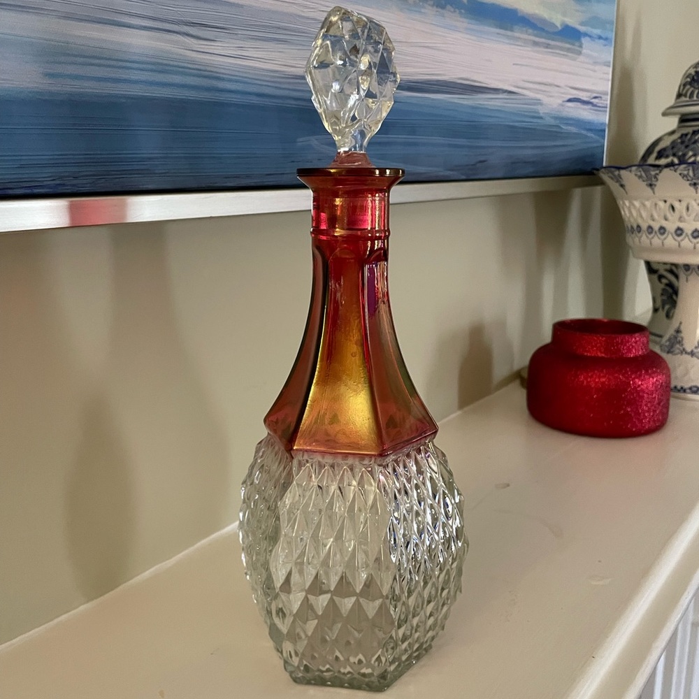 Ruby Red Decanter